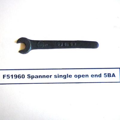 F51960 Spanner Single Open End 5BA