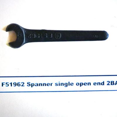 F51962 Spanner Single Open End 2BA