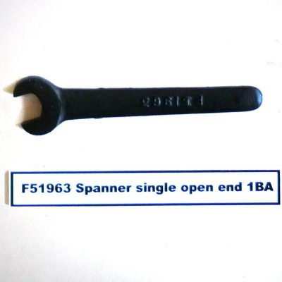 F51963 Spanner Single Open End 1BA